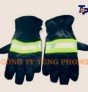 Găng tay chống cháy Nomex màu xanh đen