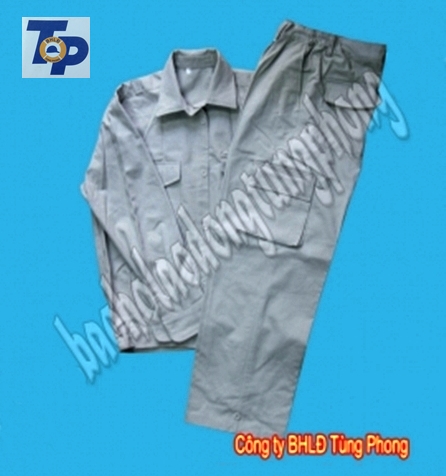 Quần áo kaki cotton màu ghi xám