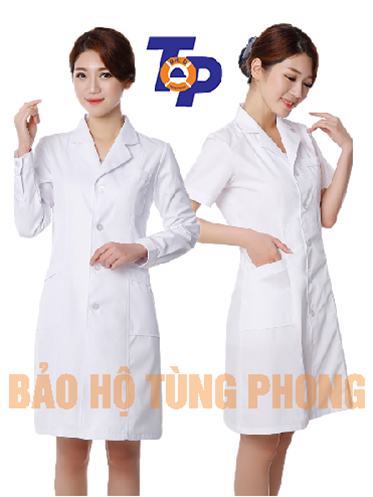 Áo blouse bác sĩ nữ